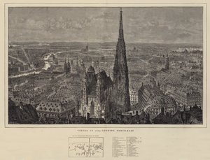 Viena en 1873, mirando al noreste